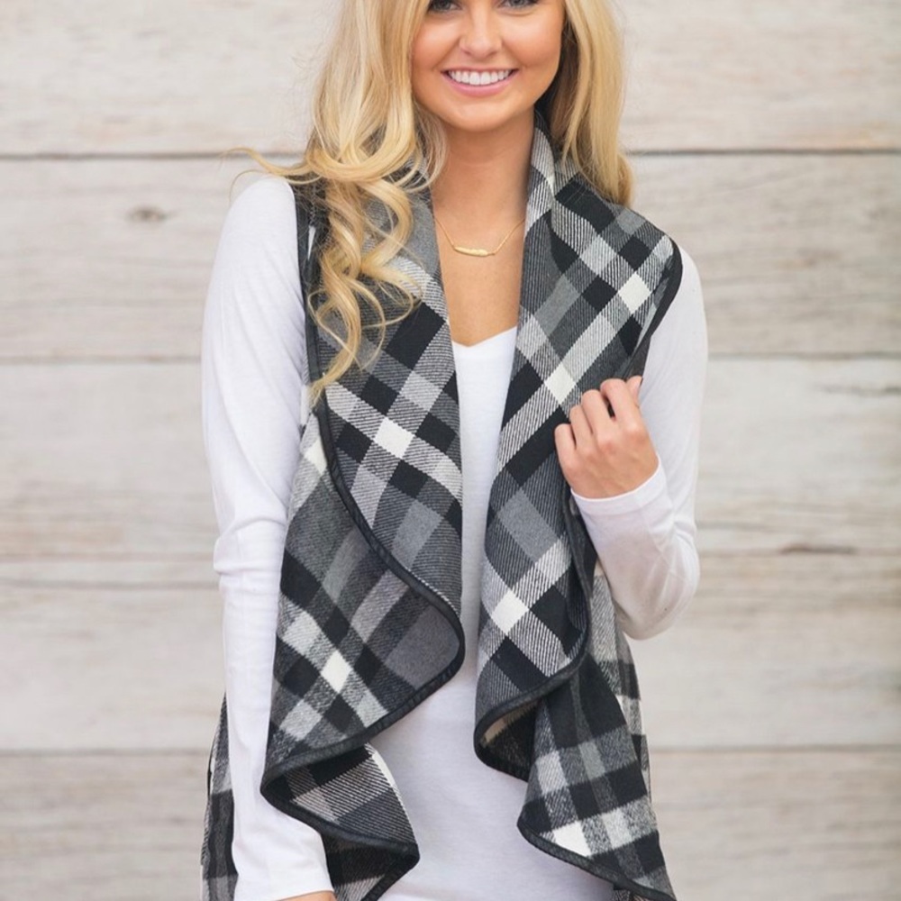 Flannel vest